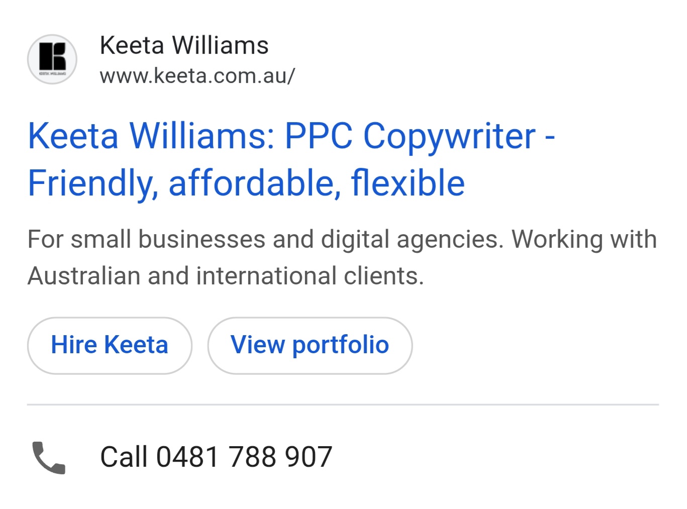 Google ad copywriting